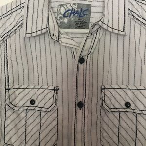 NWOT MENS BLACK & WHITE SHIRT